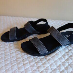 MERRELL Air Cushion Select Grip Denim Strap Sandals – Wmns 7